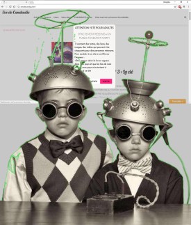 deux tits garçons déguisés étape 2