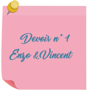 Devoir n° 1 Enzo&amp;Vincent