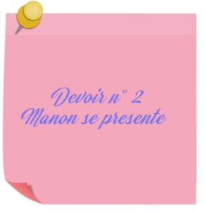 Manon devoir n° 2 moyen